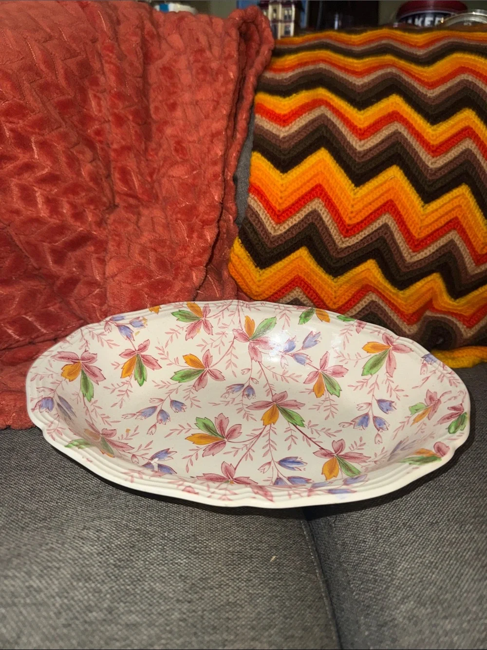 Rare Vintage Royal Doulton Salisbury D6148 Large Oval Serving Platter / Bowl – E